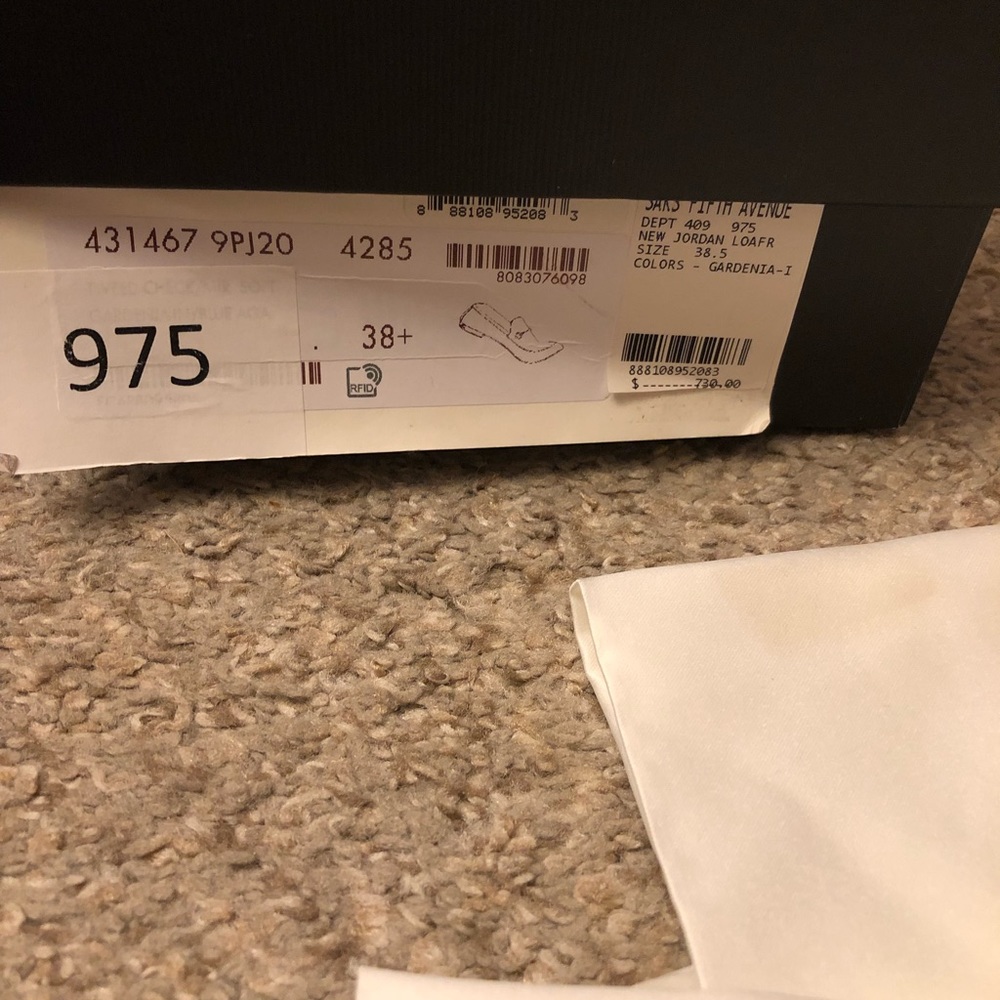 Brand New Gucci Jordan Loafers Tweed with Silver Threads 38.5 - Picture 3 of 10